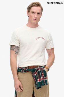 بيج - Superdry 100% Cotton Tattoo Graphic T-shirt (790902) | ‏191 ر.س‏