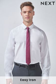 Белый - Классический крой, прямые манжеты - Хлопковая рубашка (790940) | €33