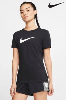 Schwarz - Nike Dri-Fit T-Shirt aus Baumwolle (791105) | 27 €