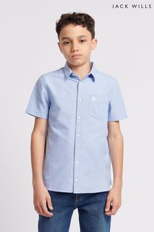 Jack Wills Boys Short Sleeve Oxford Shirt (791458) | KRW96,100 - KRW115,300
