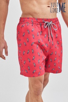 Coral Pink Print Swim Shorts (791795) | 10 €