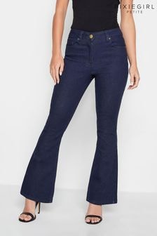 PixieGirl Petite Blue DK BLU KICK FLARE JEAN (792458) | $65