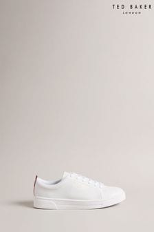 Ted Baker Artioli Webbing Detail Cupsole White Trainers (792742) | 138 €