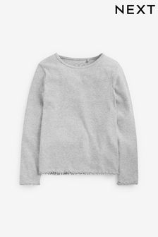 Cotton Rich Long Sleeve Rib T-Shirt (3mths-7yrs)