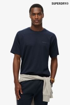 Superdry Blue Relaxed Tech 100% Cotton T-Shirt (794483) | $51