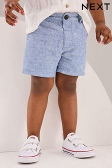 Chambray Blue Chinos Shorts (3mths-7yrs) (795123) | $12 - $15