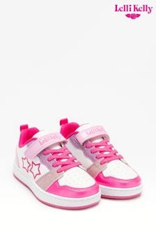 Lelli Kelly Pink Daisy Glitter Trainers (795983) | HK$463