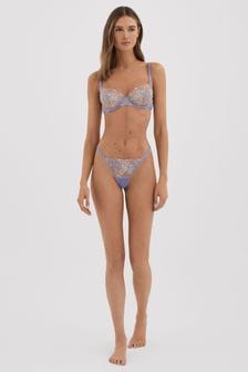 Bluebella Sheer Embroidered Thong (796044) | 125 zł