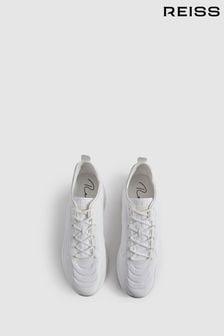 أبيض - أحذية رياضية للجري منسوجة Hybrid من Reiss Adison (796165) | 126 ر.ع