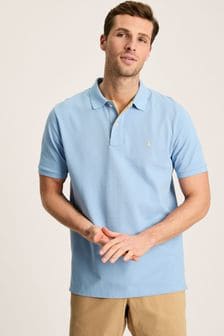 Joules Woody Light Blue Regular Fit Cotton Pique Polo Shirt (796430) | €41