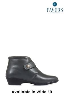 Pavers Wide Fit Leather Ladies Ankle Boots (796526) | 74 €