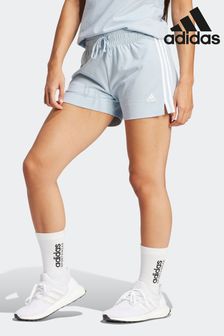 adidas Blue Slim Essentials 3-Stripes Shorts (796865) | HK$236