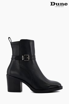 Dune London Black Prance Heeled Chelsea Boots (797516) | LEI 836