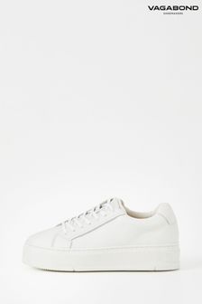 Vagabond Judy White Leather Trainers