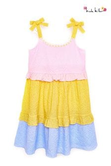 Vestido amarillo de algodón de rayas de Nicole Miller (798146) | 76 € - 81 €