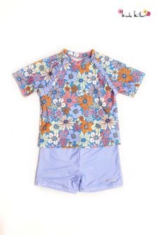Set bluză și pantaloni scurți cu protecție solară Nicole Miller Purpuriu (798265) | 191 LEI - 203 LEI