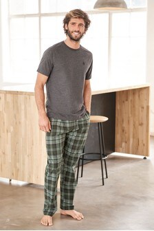 Check Woven Pyjama Set