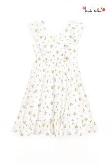 Nicole Miller Jacquard Tulle White Dress (798403) | kr1 040 - kr1 100