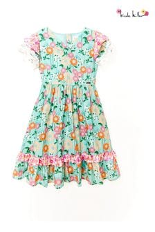 Nicole Miller Green Mixed Floral Dress (798628) | €66 - €70