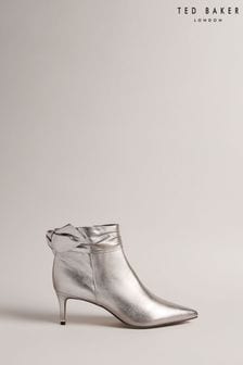 Ted Baker Grey Yona Suede Bow Detail Ankle Boots (798933) | €95