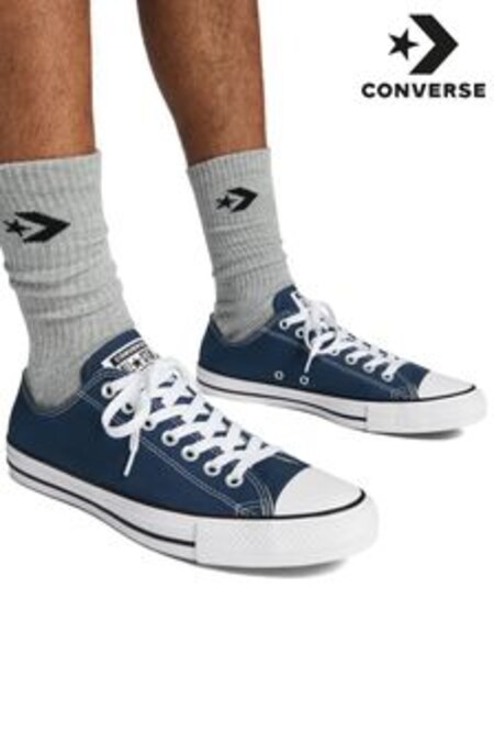 Converse Navy Chuck Taylor All Star Ox Trainers (799234) | INR 7,679