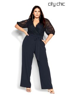 City Chic Blue Kennedy Jumpsuit (799889) | €43