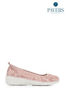 Pavers Red Memory Foam Slip-On Pump Shoes (7E0197) | 44 €