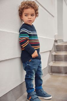 Super Soft Pull-On Jeans With Stretch (3mths-7yrs)