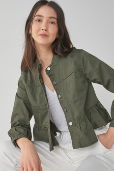 Frill Cotton Jacket
