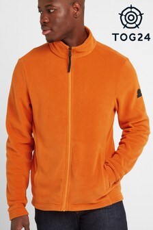 Tog24 Men's Orange Shire Fleece Jacket
