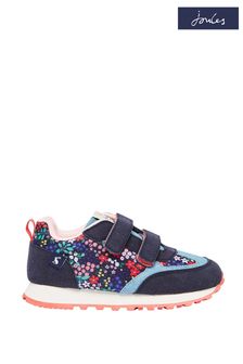 Joules Jnr Remini Blue Touch And Close Trainers With Eva Sole (803209) | 189 zł