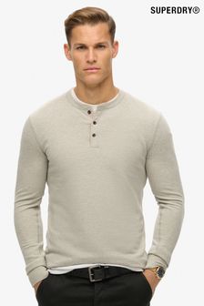 Superdry Grey Merchant Grandad Top (803425) | $77