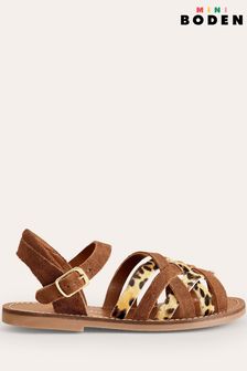 Boden Brown Strappy Sandals (803542) | €17.50 - €21.50