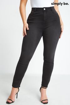 Simply Be Booty Booster Black Jeans (803904) | $49