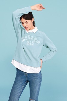 Sweat avec chemise superposée