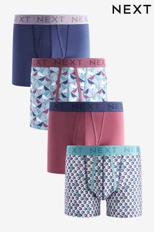 Scion Blue Bird Pattern 4 pack A-Front Boxers (804162) | 124 SAR