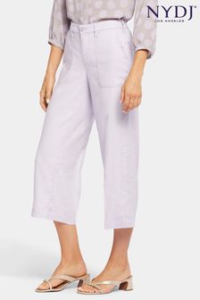 Lanene kaprijete hlače s širokimi hlačnicami Nydj (804165) | €68