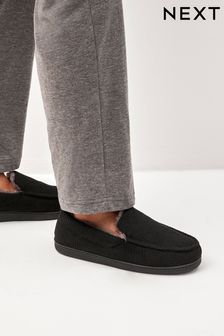 Black Apron Close Back Slippers (805012) | TRY 481