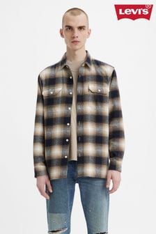 Grey - Levi's® Jackson Worker Shirt (805228) | kr1 370