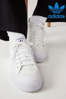 Weiß - adidas Originals Nizza Turnschuhe mit Plateausohle (805430) | 67 € - 74 €