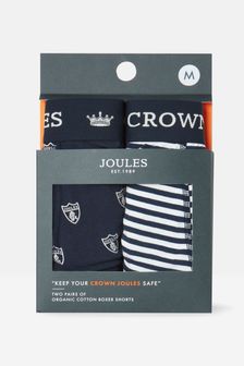 Joules Crown Joules Cotton Boxer Briefs (2 Pack)