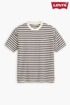 Levi's® Miles Stripe White Sand Terry Red Tab™ Vintage T-Shirt (806262) | $51