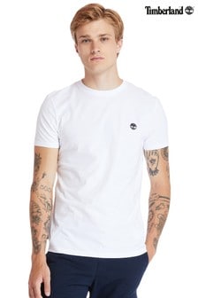 Weiß - Timberland® Dunstan River Kurzärmliges Slim T-Shirt mit Rundhalsausschnitt (806722) | 39 €