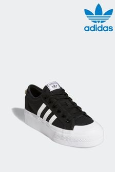 Black - Adidas Originals Nizza Platform Trainers (806733) | kr1 190