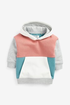 Jersey Colourblock Hoodie (3mths-7yrs)
