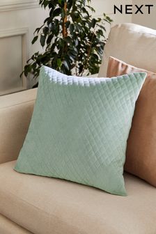 Sage Green Hamilton Quilted Large Cushion (807809) | €10