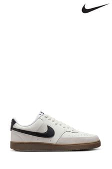 Nike Brown/White Court Vision Low Trainers (808021) | €97