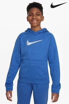 Albastru - Hanorac sport tip pulover Nike Therma-fit multicolor (808392) | 269 LEI