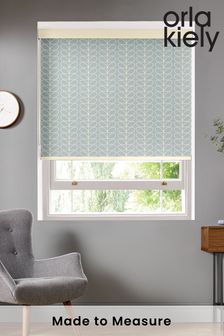 Orla Kiely Blue Linear Stem Made To Measure Roller Blind (809659) | €90