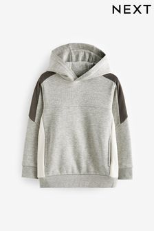 Grau/schwarz - Kapuzensweatshirt mit Blockfarben (3-16yrs) (810204) | 13 € - 18 €